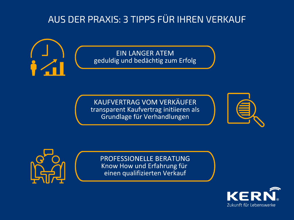3 Tipps zum Verkauf eines Unternehmens aus dem Mittelstand