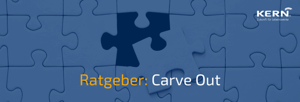 Beitragsbild Carve Out: Puzzleteil als Symbolbild eines Unternehmensteil