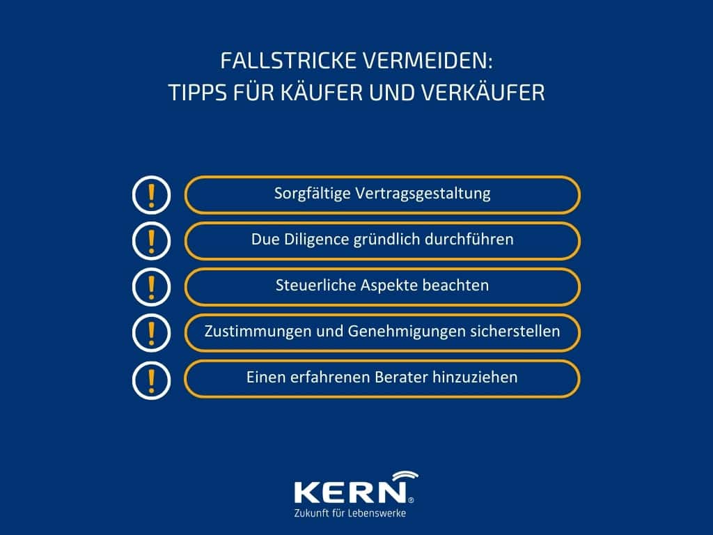 Fallstricke vermeiden Tipps für Käufer und Verkäufer einer Gmbh & Co KG